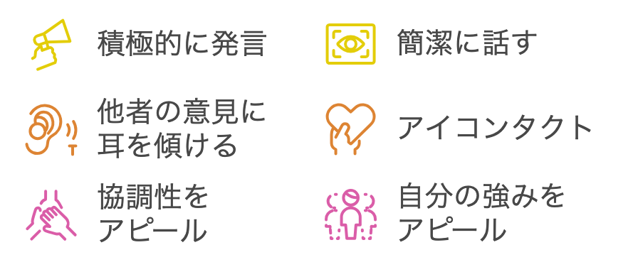グループ面接での立ち回り方のコツ.png